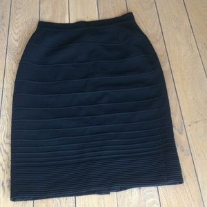 VTG Gianni Versace Vintage Pencil Wool Skirt  T.40.